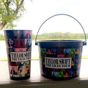 Taylor Swift Eras Tour Popcorn Bucket And Cup